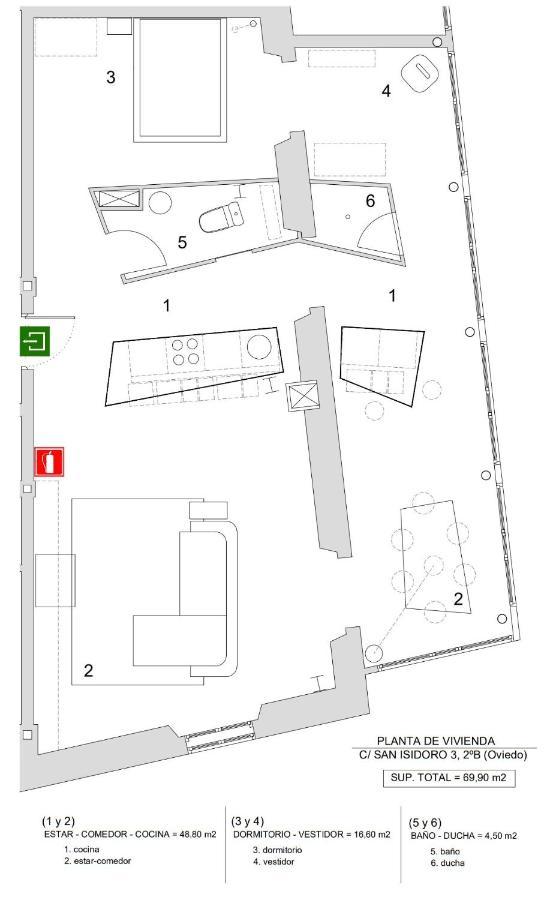 شقة Loft-Atelier En اوفيدو المظهر الخارجي الصورة